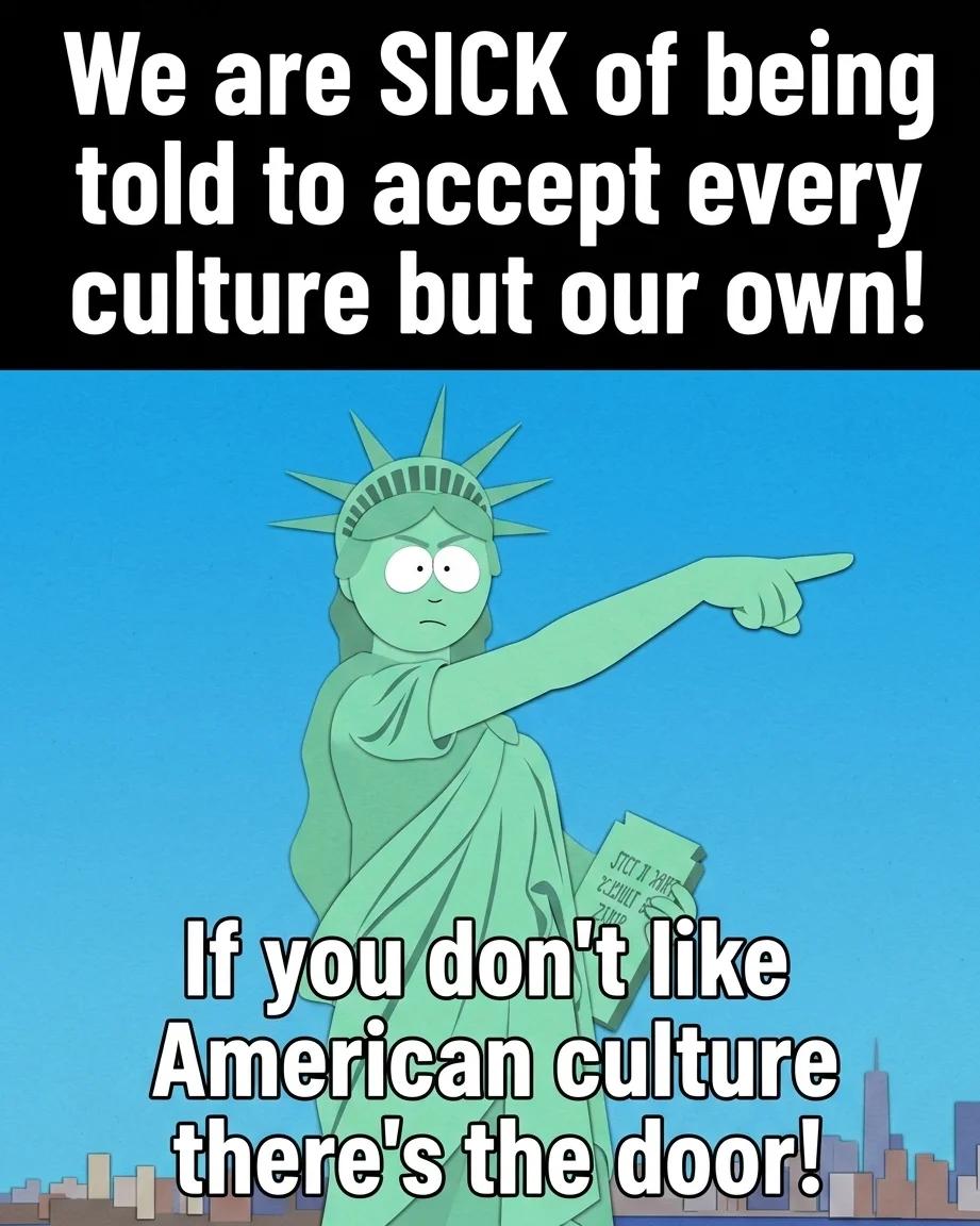 Told to Accept Every Culture but Our Own (Paper Cutout)