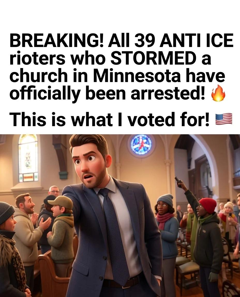 All 39 Anti-ICE Church Rioters Arrested (3D Toon)