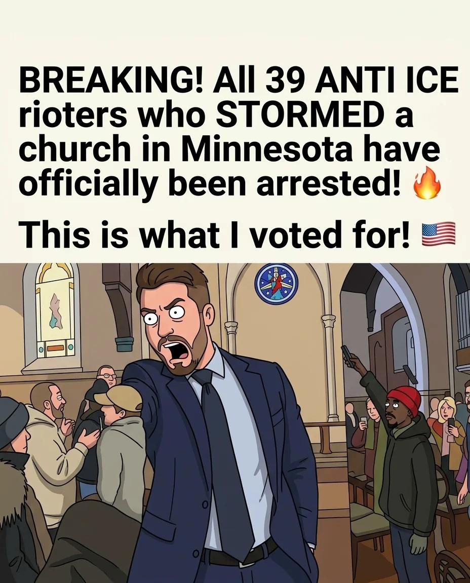 All 39 Anti-ICE Church Rioters Arrested (AI Remix)