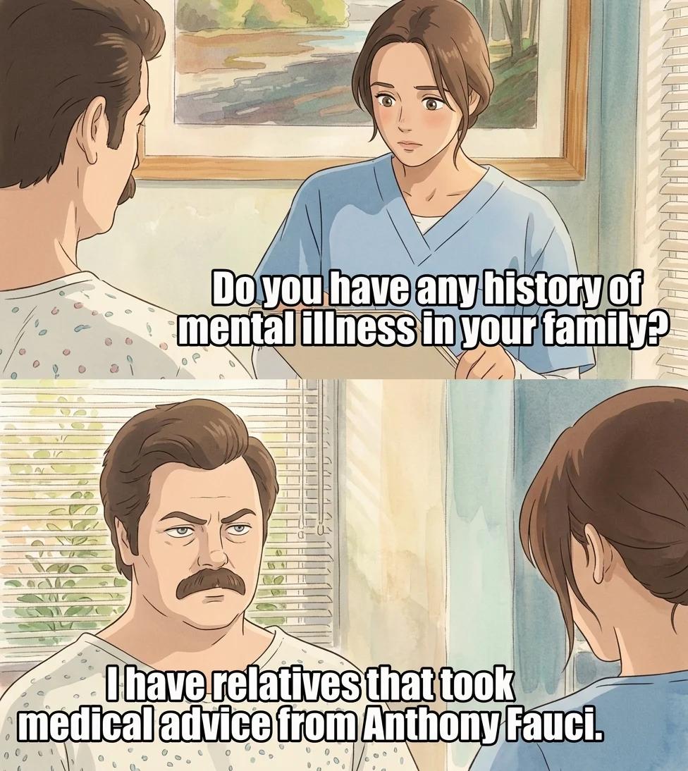 Any History of Mental Illness in Your Family? (Watercolor)