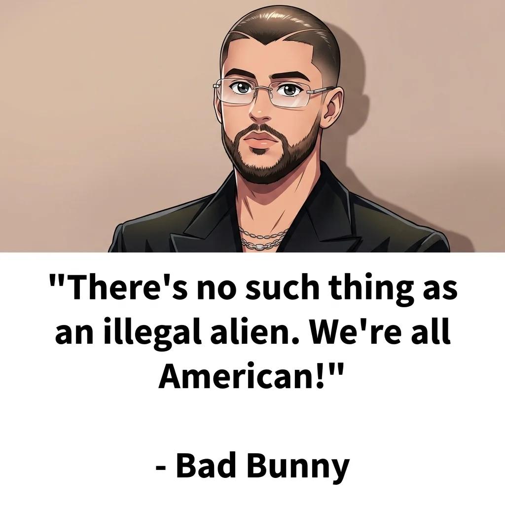 Bad Bunny: There's No Such Thing as an Illegal Alien (Anime)