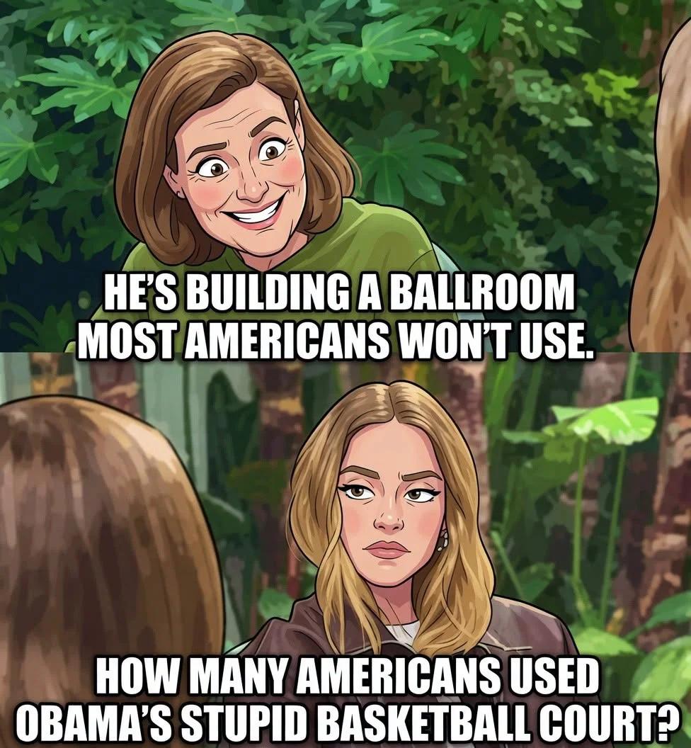 A Ballroom Nobody Uses vs Obama's Basketball Court