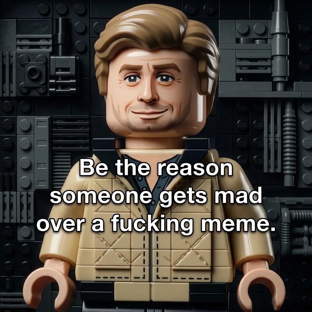 Be the Reason Someone Gets Mad Over a Meme (Brick Build)