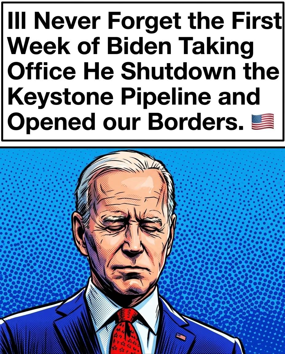 Biden's First Week: Keystone Closed, Border Opened (Comic Book)