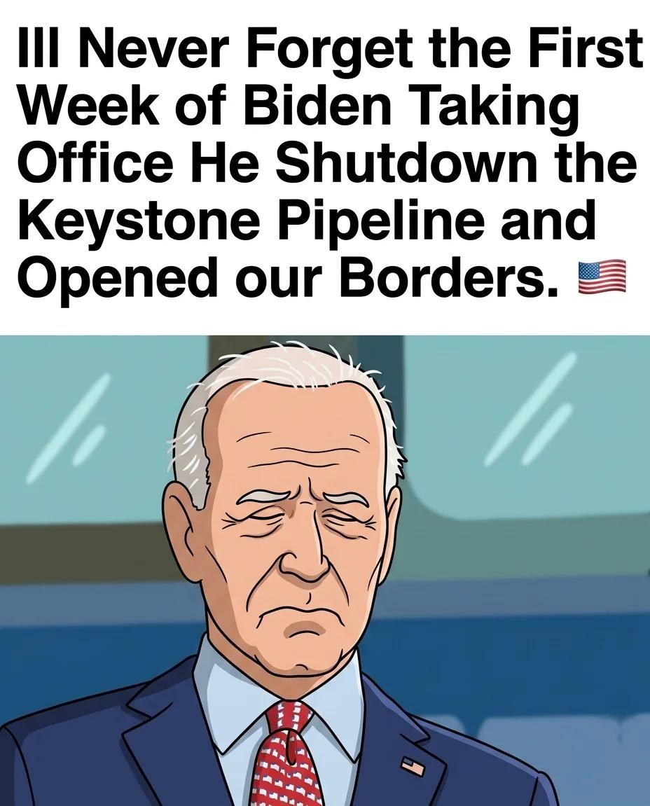 Biden's First Week: Keystone Closed, Border Opened (Sitcom Toon)