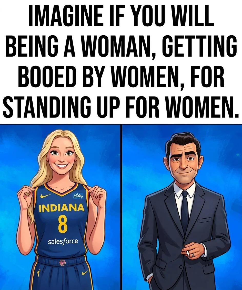 Booed by Women for Standing Up for Women (AI Remix)