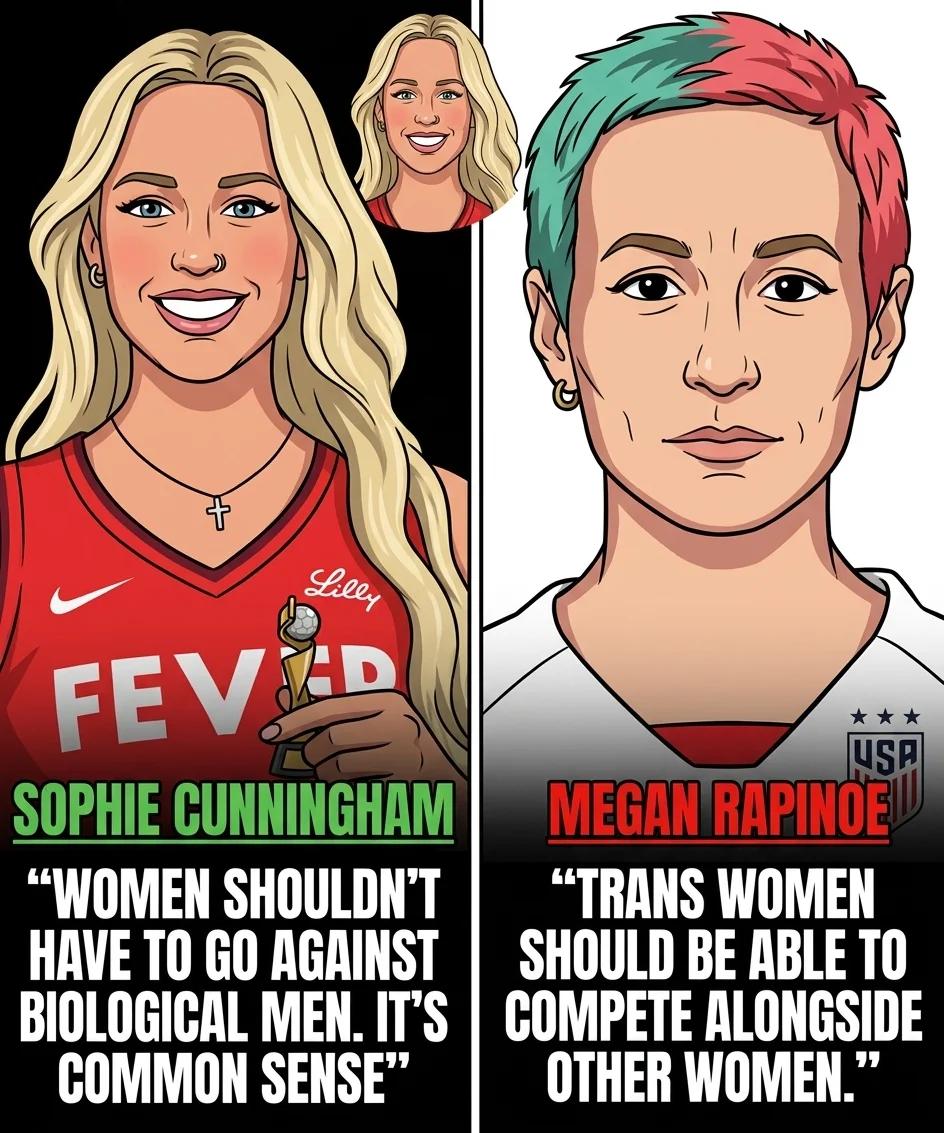 Cunningham vs Rapinoe on Women's Sports
