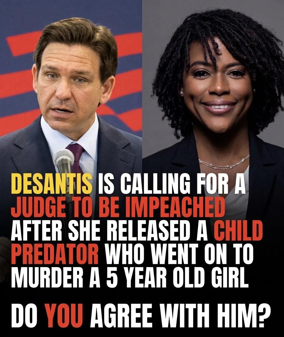 DeSantis Calls for the Judge to Be Impeached (Photoreal)