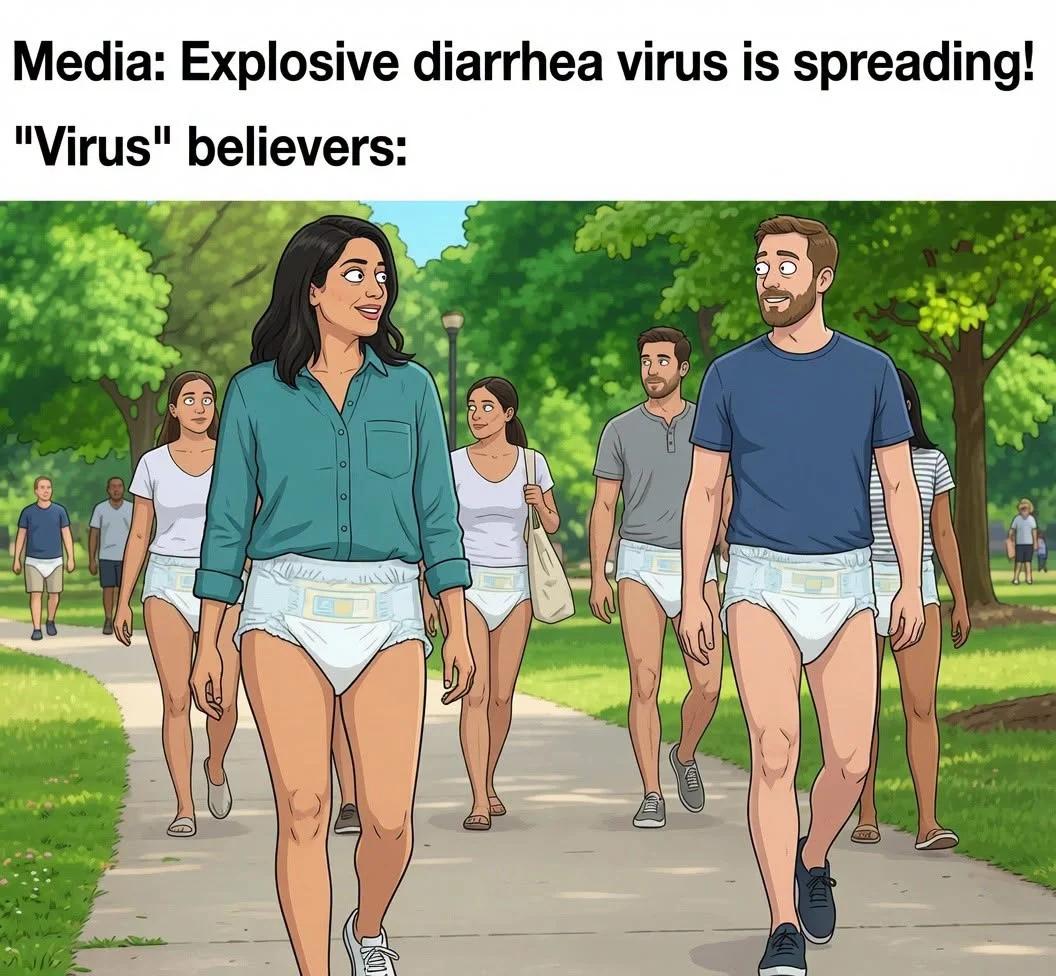 The Explosive Diarrhea Virus Believers