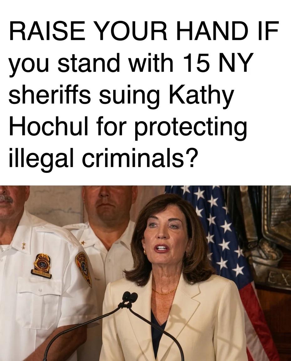 15 NY Sheriffs Are Suing Kathy Hochul (Photoreal)