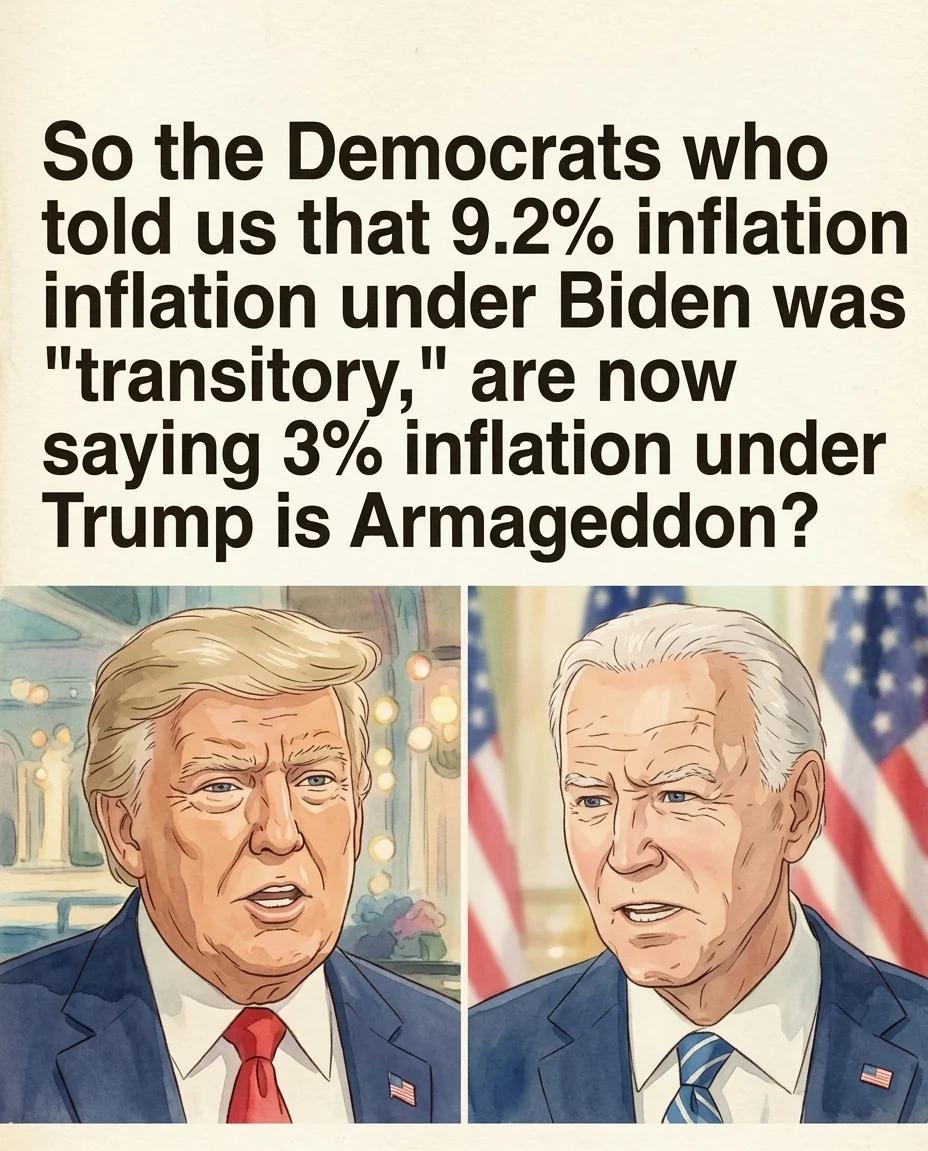 Inflation Was Transitory Then, Armageddon Now (Watercolor)