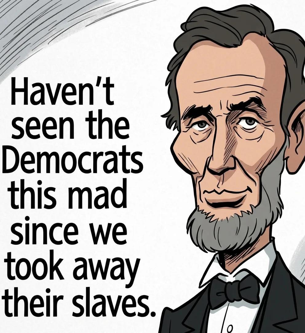 Lincoln Hasn't Seen the Democrats This Mad Since 1865 (AI Remix)