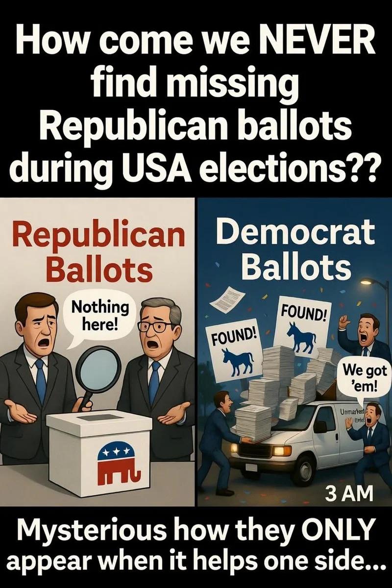 Why Are the Missing Ballots Always Democrat?