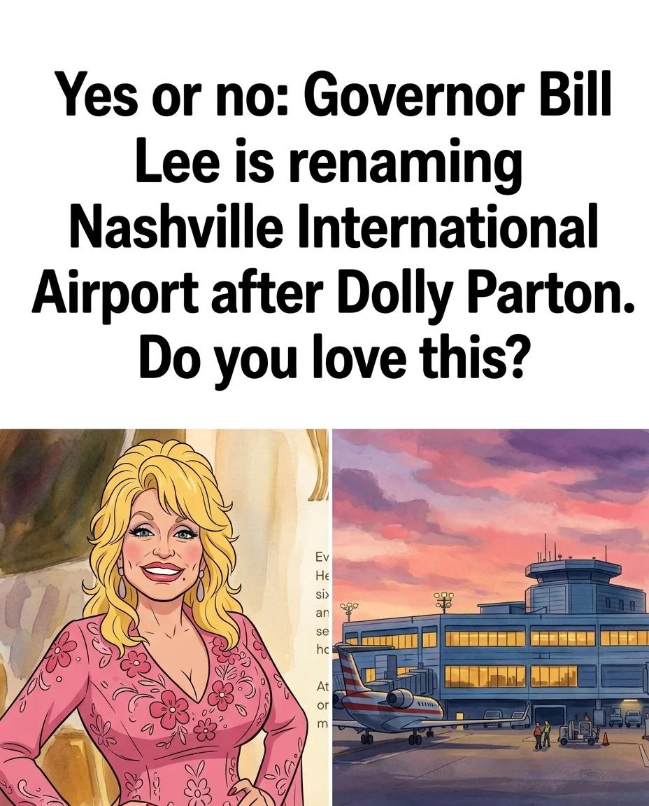 Nashville's Airport May Be Renamed for Dolly Parton (Classic Toon)