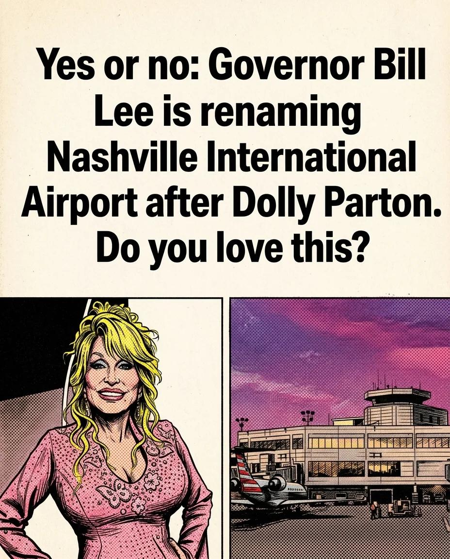 Nashville's Airport May Be Renamed for Dolly Parton (Comic Book)
