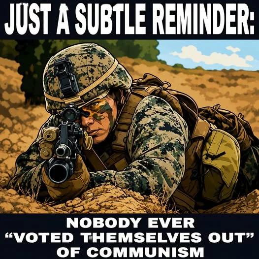 Nobody Ever Voted Themselves Out Of Communism