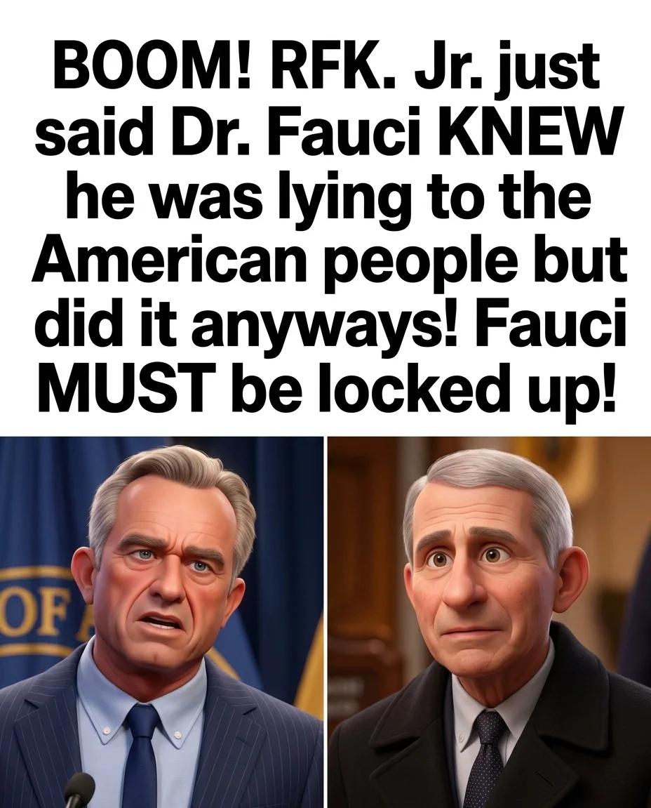 RFK Jr. Says Fauci Knew He Was Lying (3D Toon)