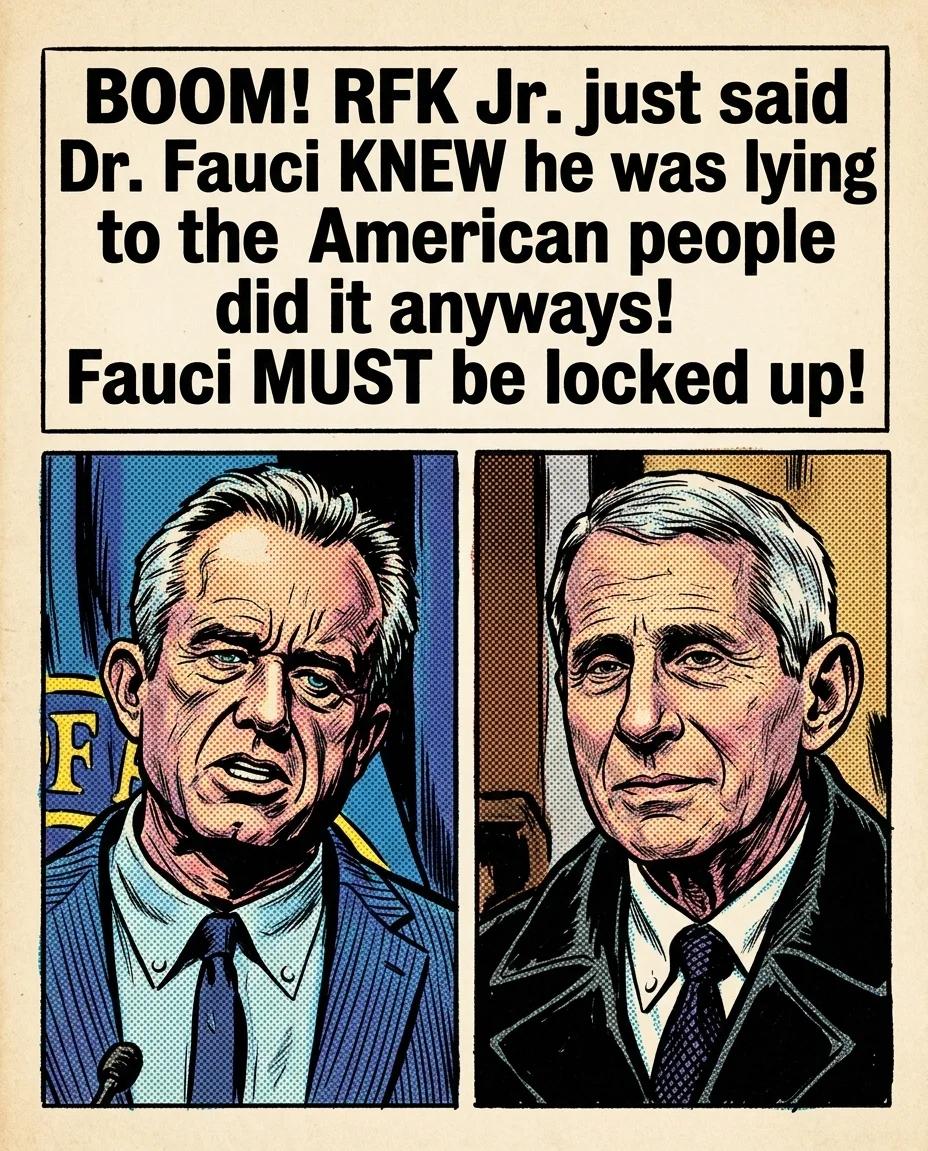 RFK Jr. Says Fauci Knew He Was Lying (Comic Book)