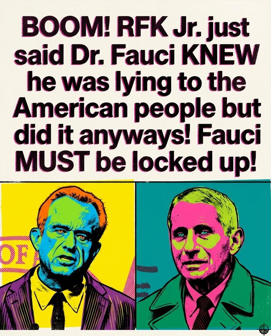 RFK Jr. Says Fauci Knew He Was Lying (Pop Art)