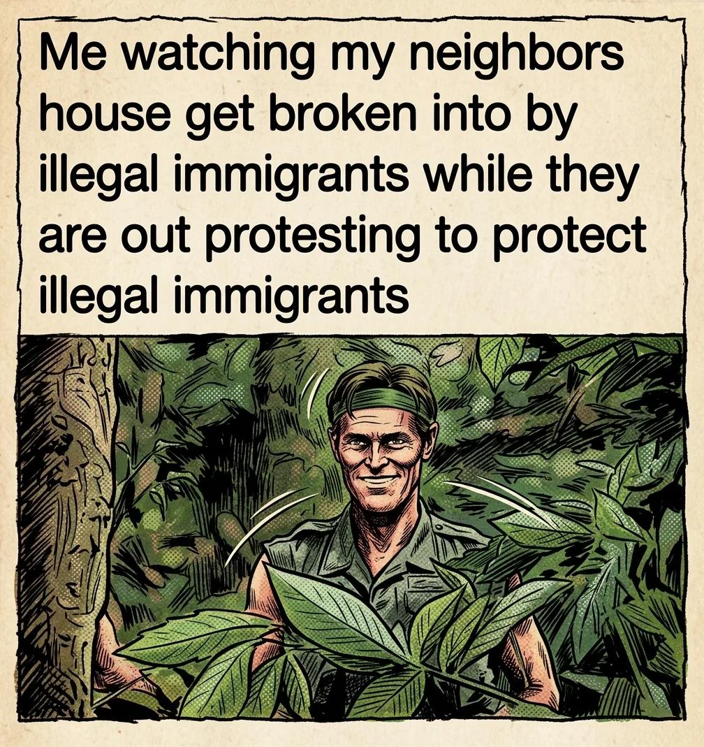 Robbed While Out Protesting to Protect the Robbers (Comic Book)