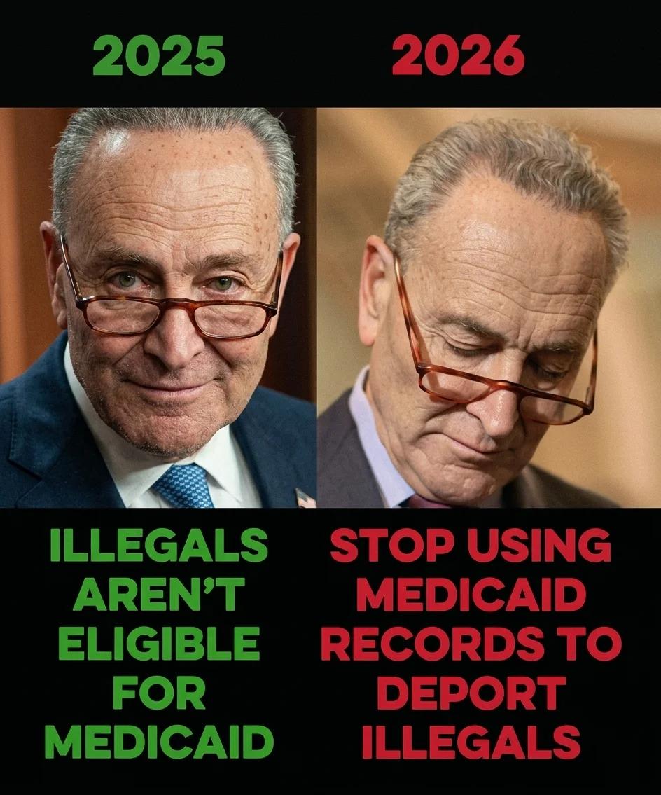 Schumer on Medicaid: 2025 vs 2026 (Photoreal)
