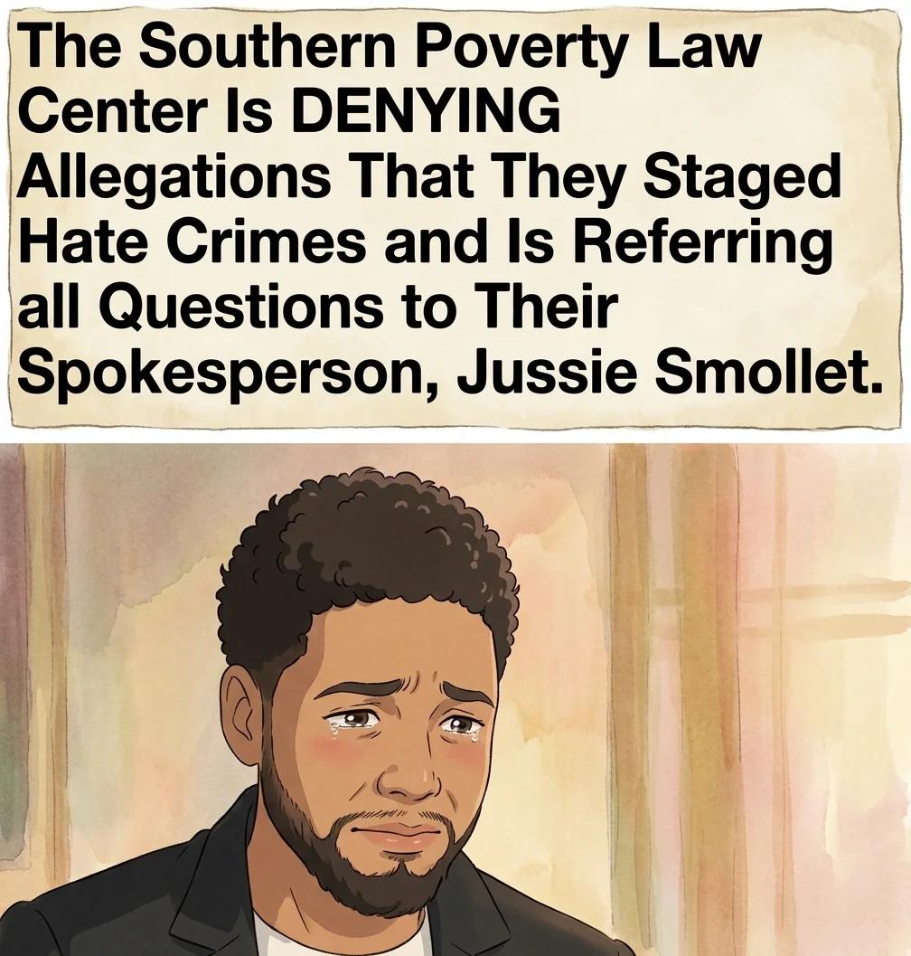 SPLC Refers All Hate Crime Questions to Jussie Smollett (Watercolor)