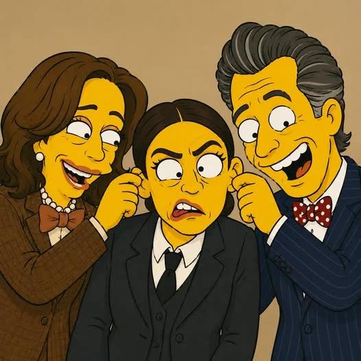 Tugging AOC's Ears