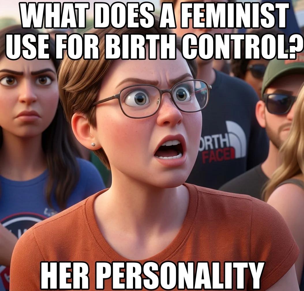 What Does a Feminist Use for Birth Control? (3D Toon)