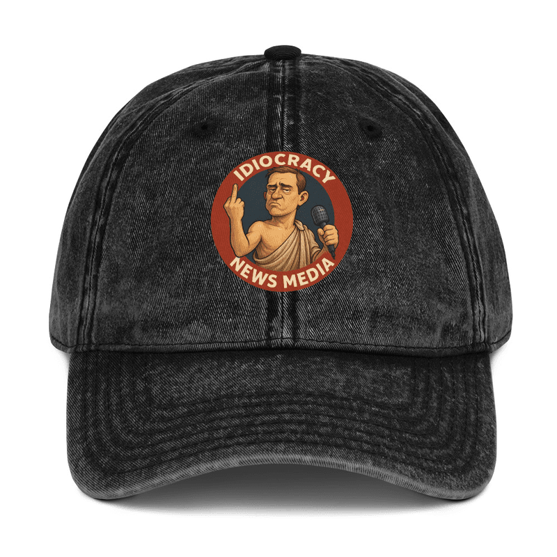 Idiocracy News Structured Cap