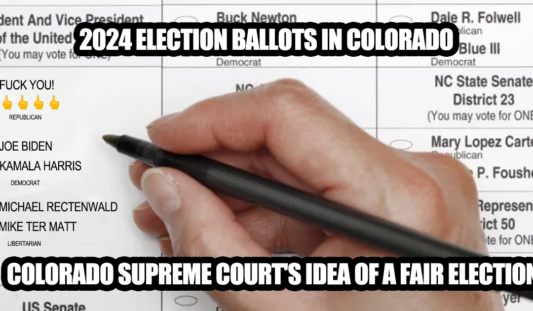 Upholding Democratic Principles: Colorado Supreme Court’s Unjust Ruling Against Trump’s 2024 Candidacy