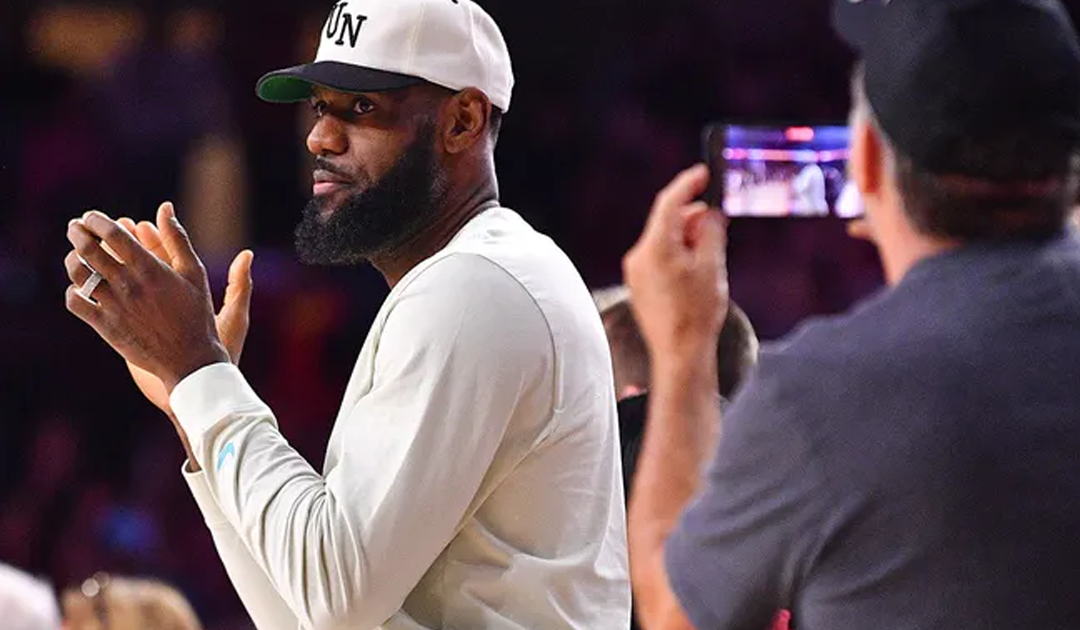 LeBron James Criticized for National Anthem Conduct at USC Arena