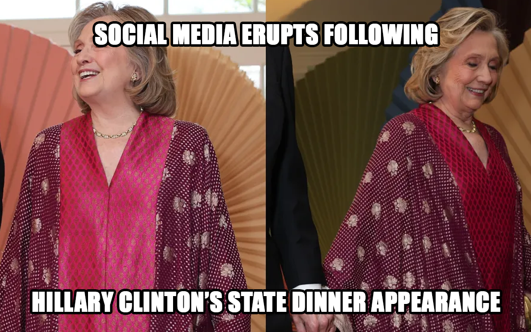 Social Media Mocks Hillary Clinton After State Dinner Appearance