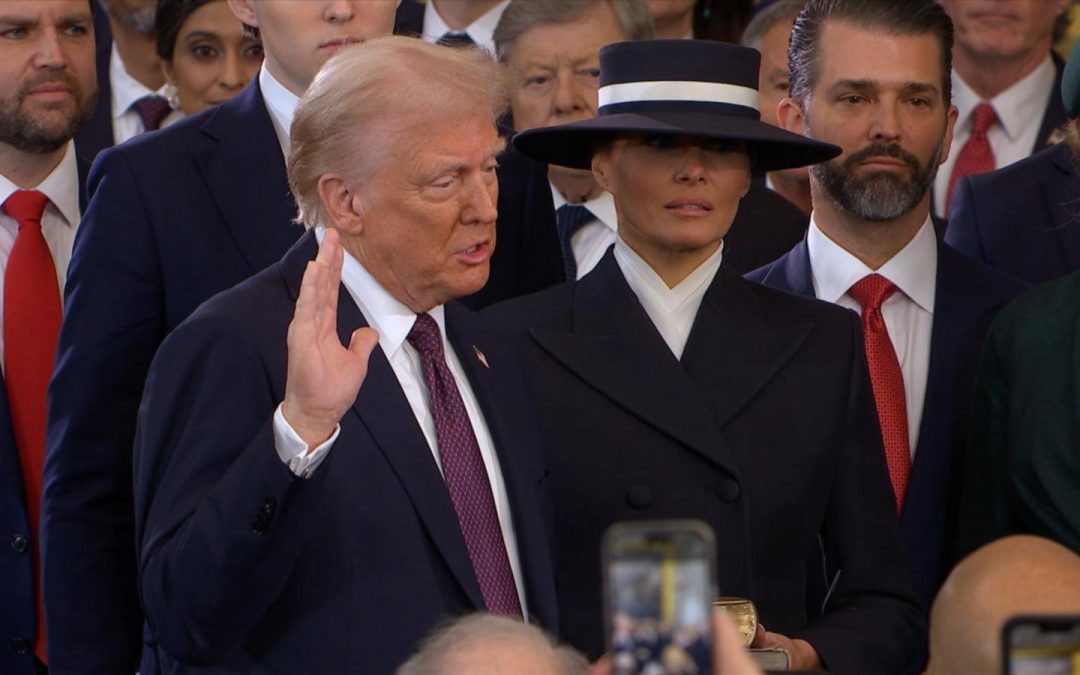 WATCH:  Donald Trump sworn in as 47th US president