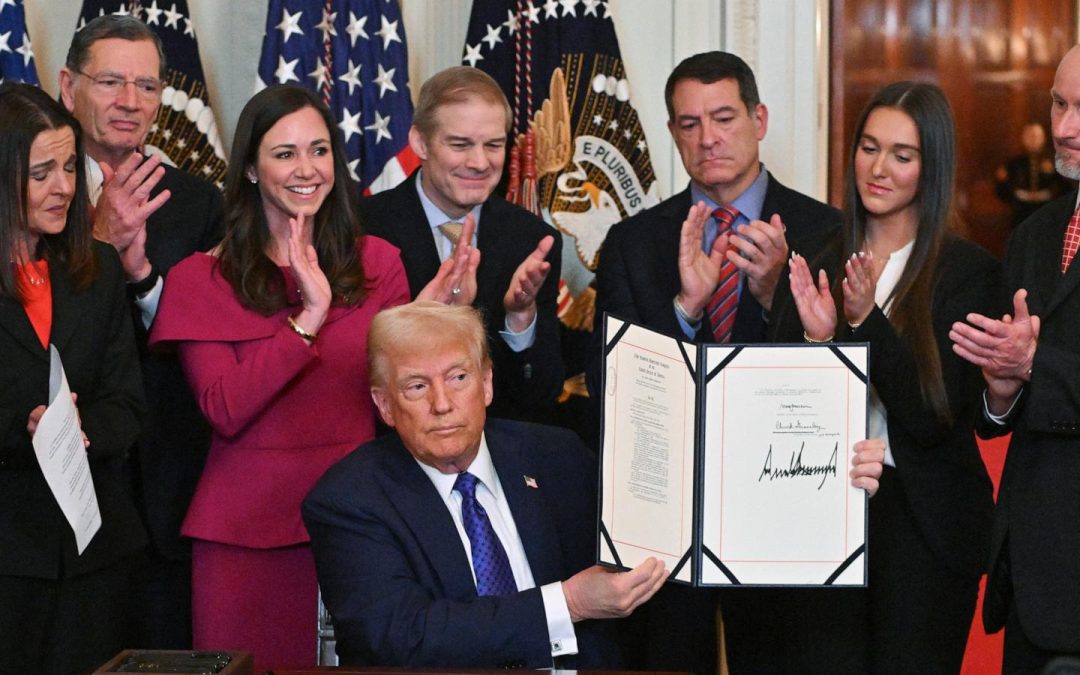 Illegal immigration front and center as Trump signs his 1st bill into law