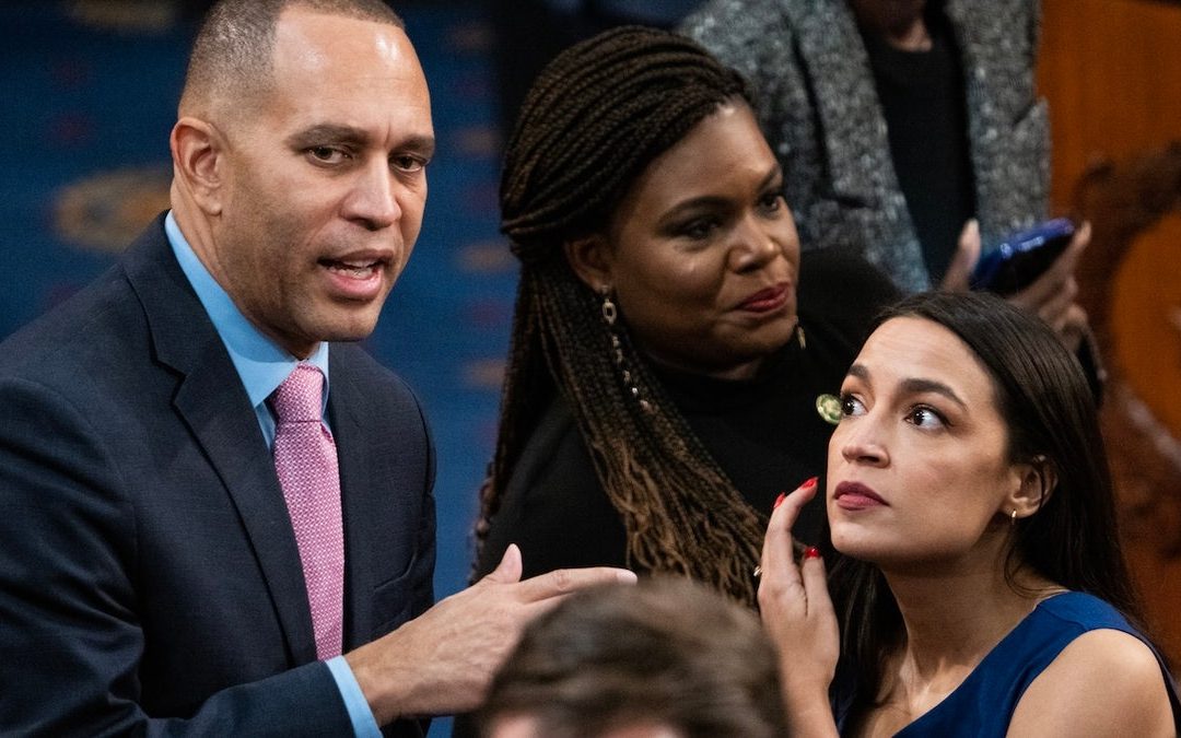 AOC, Jeffries remain silent on Democrat backlash after saying anti-trans athlete bill empowers child predators