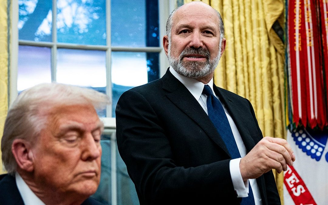 Howard Lutnick sworn in at White House as Trump’s commerce secretary