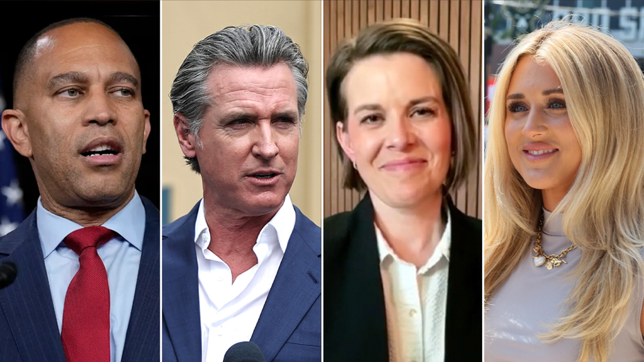 Riley Gaines, Laurel Libby rip Gavin Newsom, Hakeem Jeffries over excuses for trans athletes in women’s sports