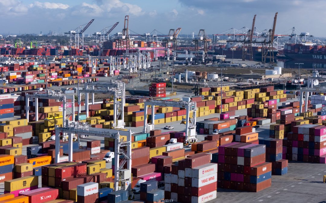 Chinese freight ship traffic to busiest U.S. ports, Los Angeles, Long Beach, sees steep drop