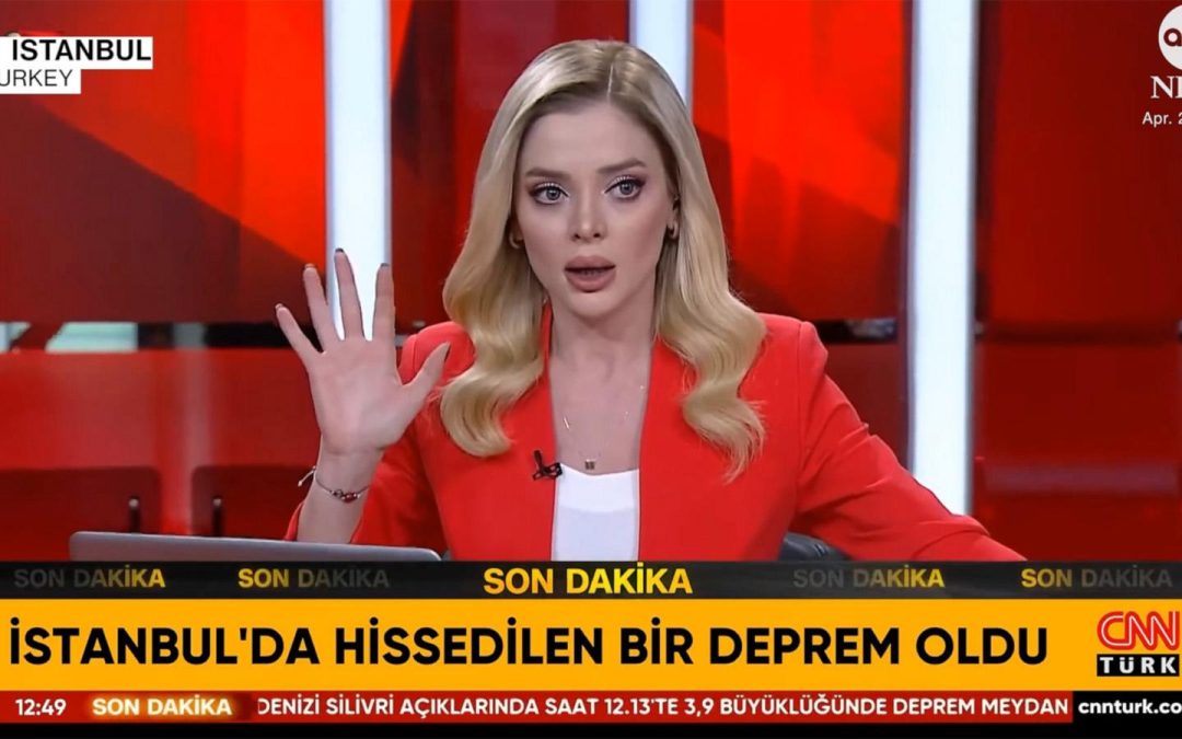 WATCH: News anchor reacts in terror as she feels earthquake on-air