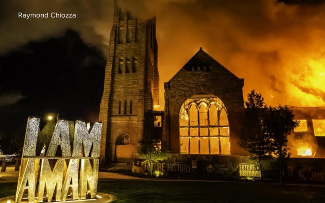WATCH: Fire destroys historic Memphis church rooted in civil rights movement