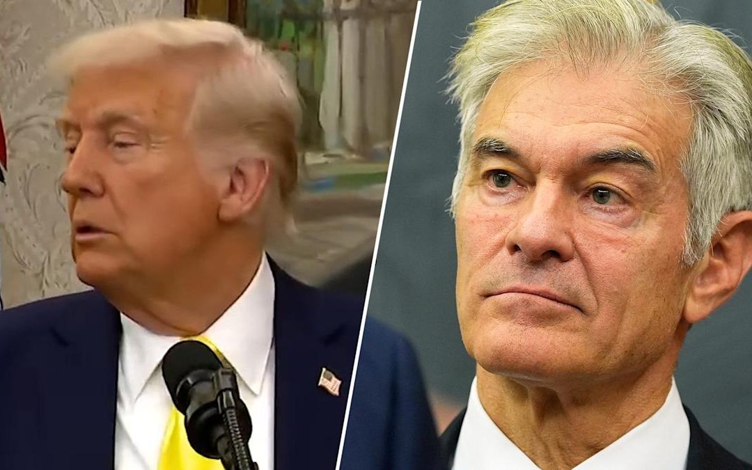 President Trump’s Press Conference Abruptly Ends As Dr. Oz’s Family Member Faints
