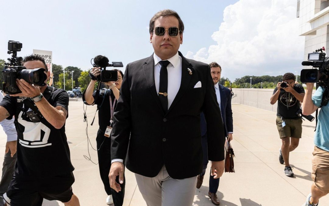 George Santos says he’s ‘accepted full responsibility’ for crimes before sentencing