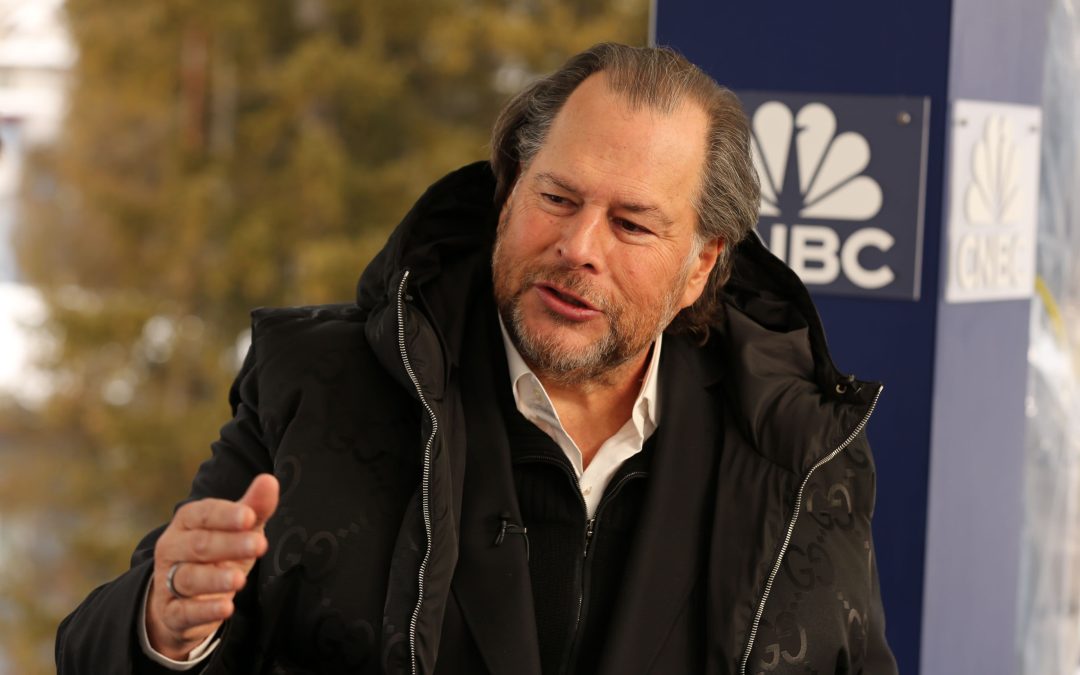 Salesforce shares fall as software maker shows pockets of weakness