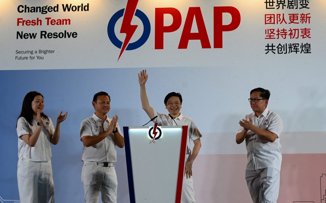 Singapore’s Wong retains power as ruling People’s Action Party boosts vote share in landslide victory