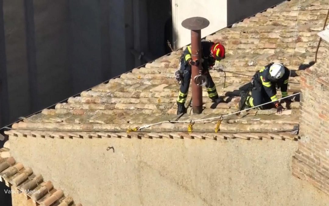 WATCH: David Muir shares new images inside the Vatican ahead of papal conclave