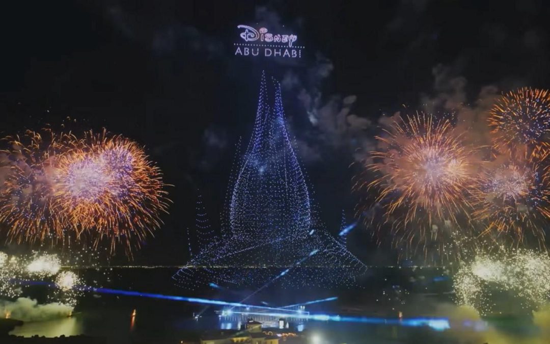 WATCH: 7,000 drones celebrate Disney’s new theme park