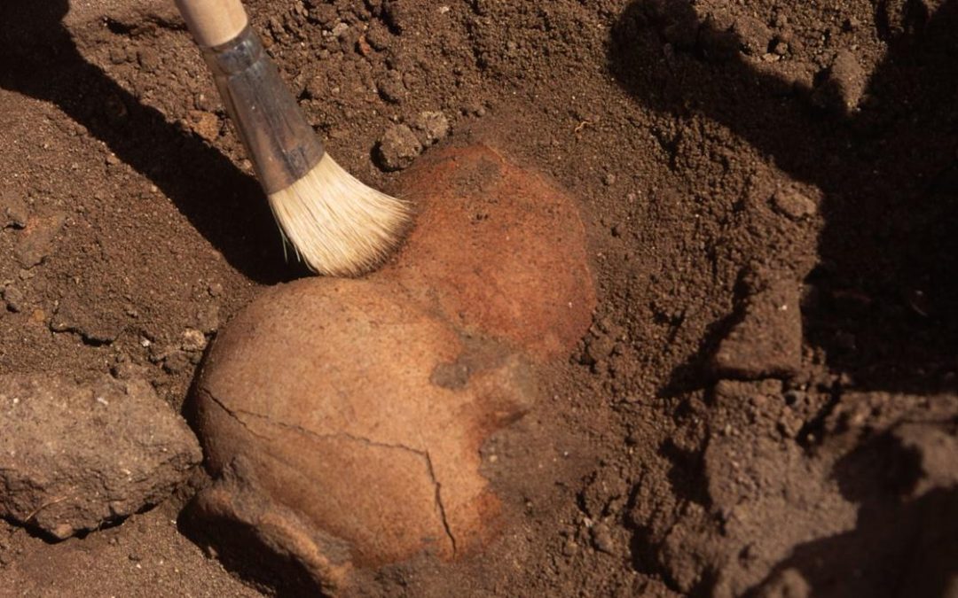 Archaeologists Found 300 Ancient Treasures on the Hilltop of a Volcano