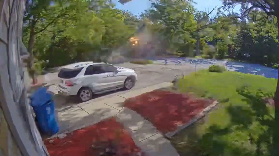Truck explosion caught on camera in suburban Chicago neighborhood as leaking propane to blame: officials