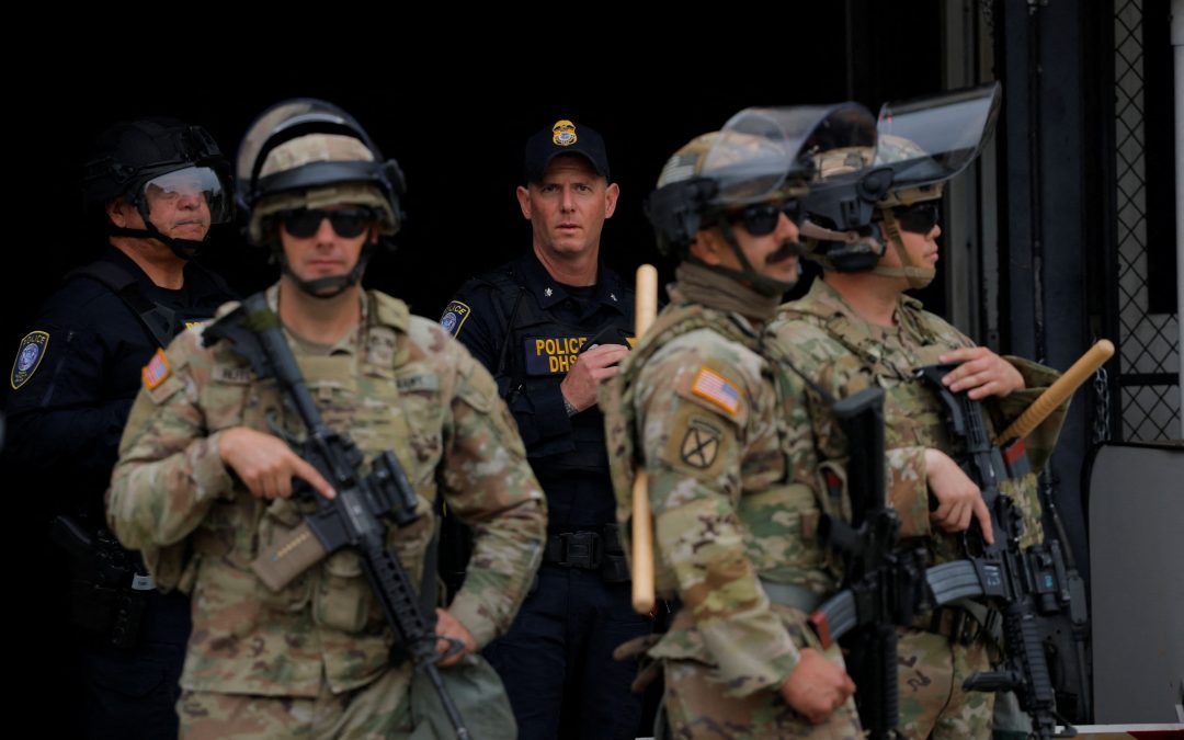 National Guard arrives in L.A. after Trump orders deployment to contain immigration protests