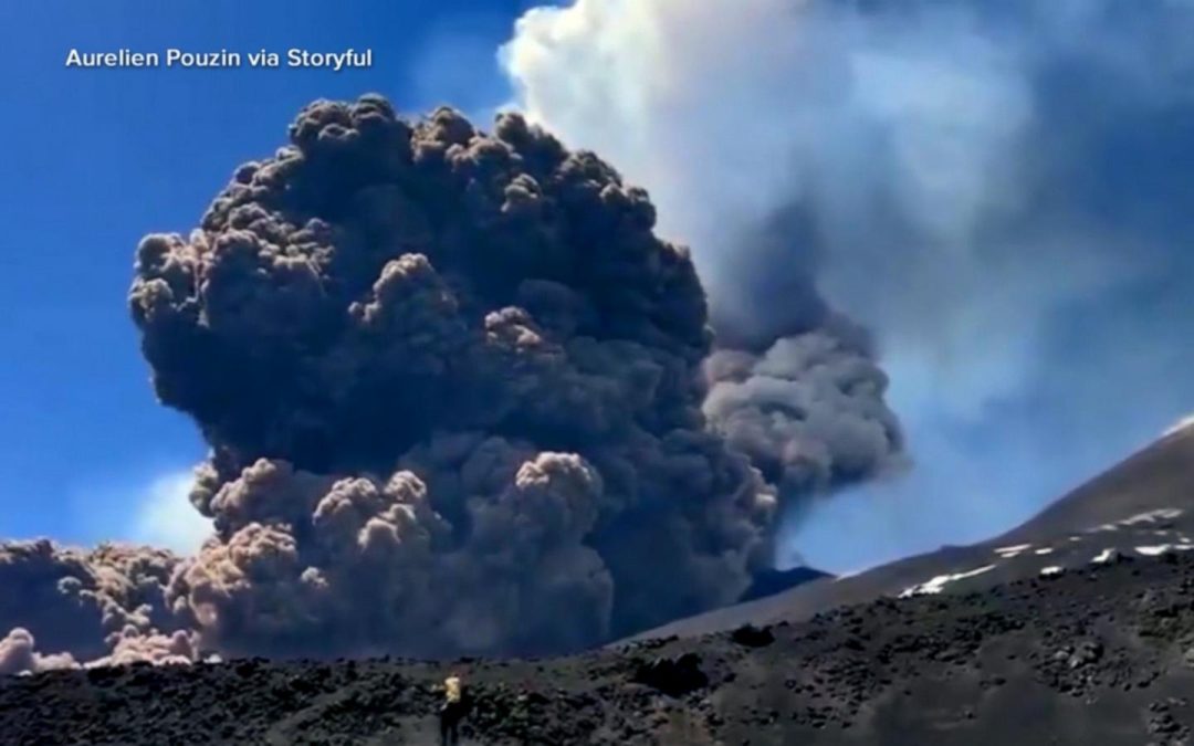 WATCH: Tourists speak out after fleeing clouds of ash in Mt. Etna eruption